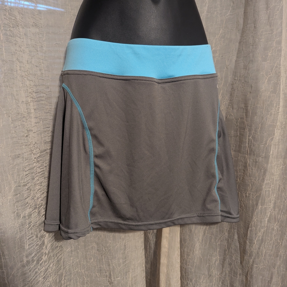 24. Gray and Blue Athletic Skirt